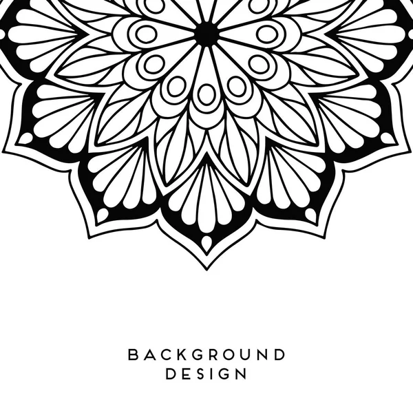 Vector mandala background — Stock Vector