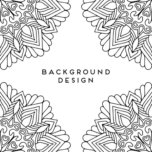 Vector mandala background — Stock Vector