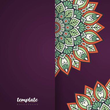 Altın rengi vektör olarak lüks mandala tasarımı