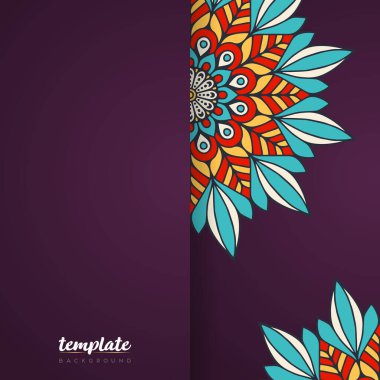 Altın rengi vektör olarak lüks mandala tasarımı