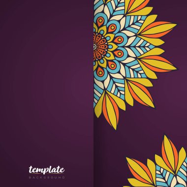 Altın rengi vektör olarak lüks mandala tasarımı