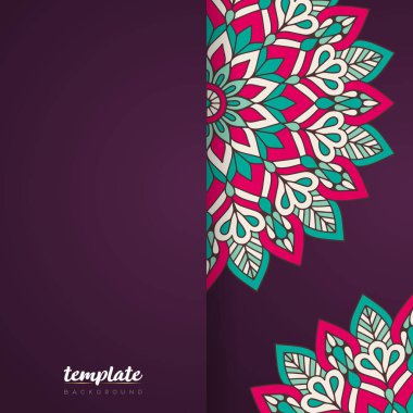 Altın rengi vektör olarak lüks mandala tasarımı