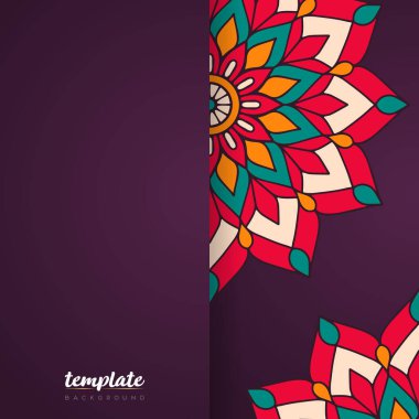 Altın rengi vektör olarak lüks mandala tasarımı