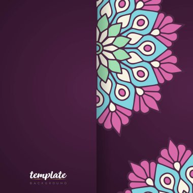 Altın rengi vektör olarak lüks mandala tasarımı