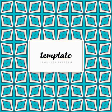 Renkli mandala pürüzsüz desen vektörü