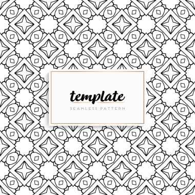 Renkli mandala pürüzsüz desen vektörü