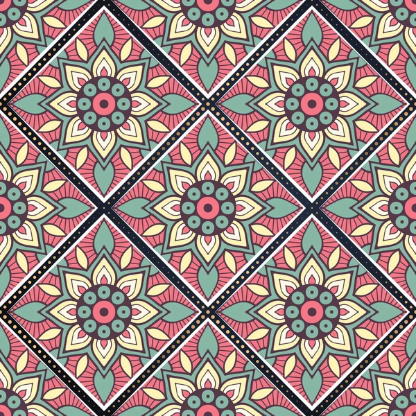 Fondo Diseño Mandala Ornamental Lujo Vector Color Oro — Archivo Imágenes Vectoriales