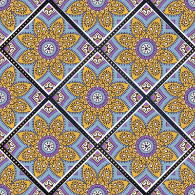 Altın rengi vektör olarak lüks mandala tasarımı