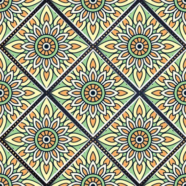 Altın rengi vektör olarak lüks mandala tasarımı