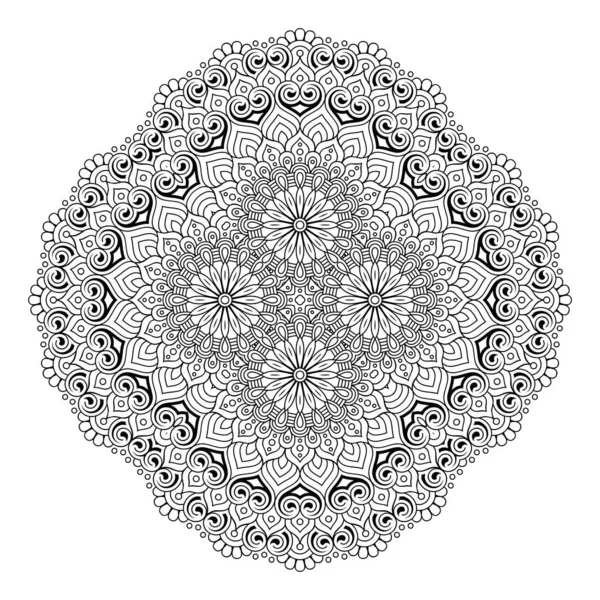Mandala Etnische Decoratieve Elementen Handgetekende Achtergrond — Stockvector