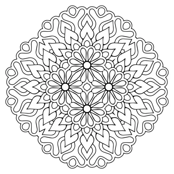 Mandala Etniczne Elementy Dekoracyjne Ręcznie Rysowane Tło — Wektor stockowy