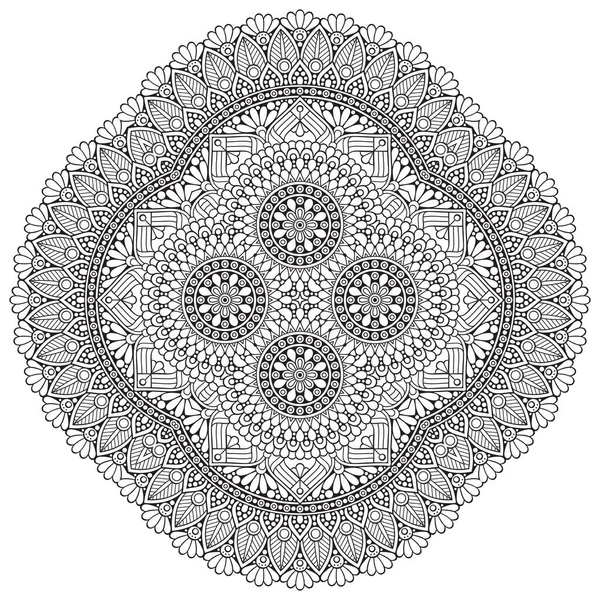 Mandala. Etnik dekoratif unsurlar. El çizimi arkaplan