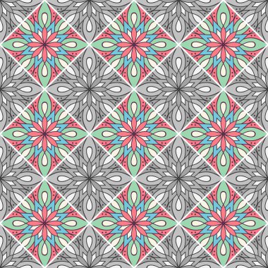 Kusursuz desen. Klasik dekoratif elementler deseni