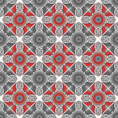 Kusursuz desen. Klasik dekoratif elementler deseni