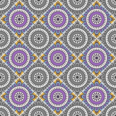 Kusursuz desen. Klasik dekoratif elementler deseni