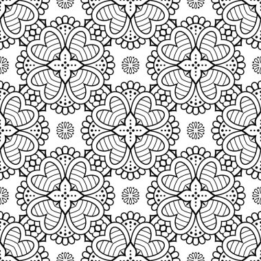 Kusursuz süs deseni. Klasik dekoratif öğeler