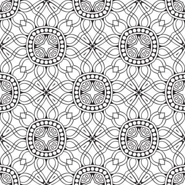 Kusursuz süs deseni. Klasik dekoratif öğeler