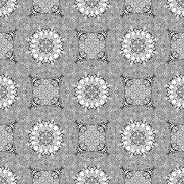 Seamless Ornament Pattern Vintage Decorative Elements — Stock Vector