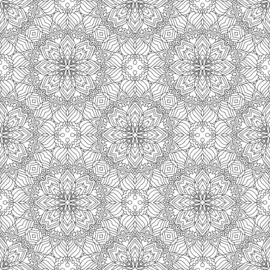 Kusursuz süs deseni. Klasik dekoratif öğeler