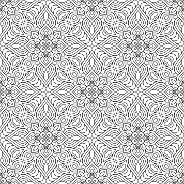 Kusursuz süs deseni. Klasik dekoratif öğeler