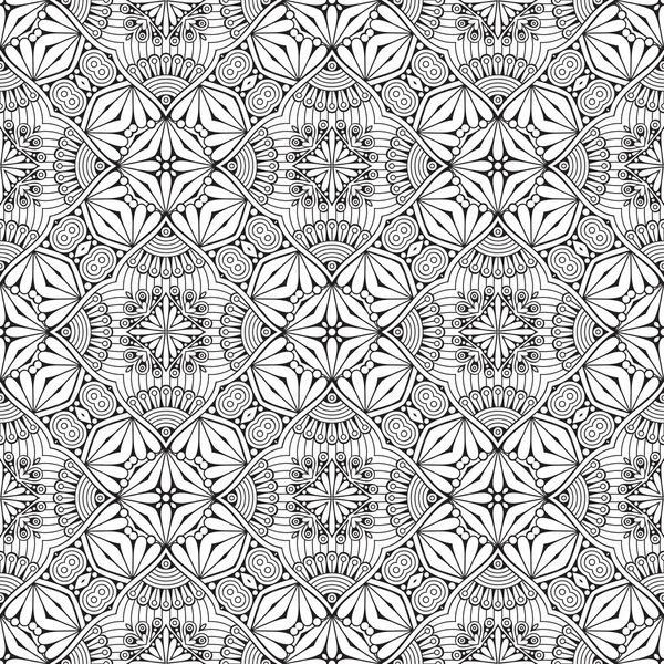 Nahtloses Ornamentales Muster Vintage Dekorative Elemente — Stockvektor