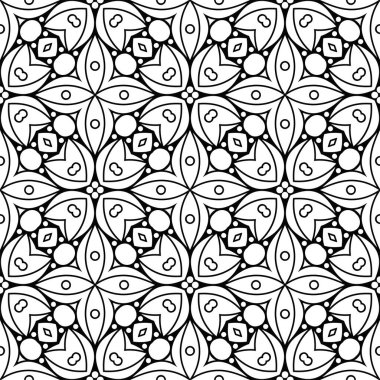 Kusursuz süs deseni. Klasik dekoratif öğeler