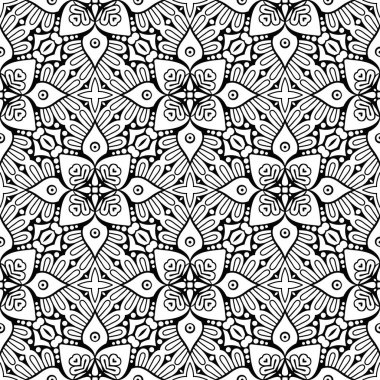 Kusursuz süs deseni. Klasik dekoratif öğeler