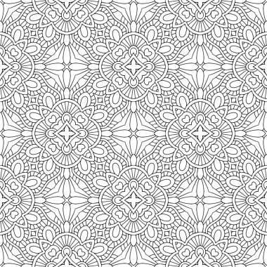 Kusursuz süs deseni. Klasik dekoratif öğeler