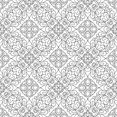 Kusursuz süs deseni. Klasik dekoratif öğeler