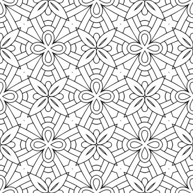 Kusursuz süs deseni. Klasik dekoratif öğeler