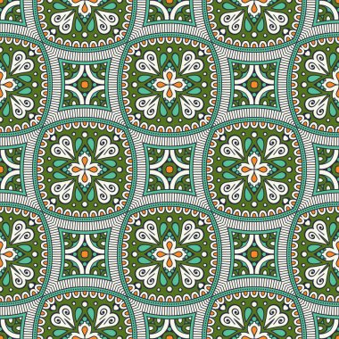 Kusursuz desen. Klasik dekoratif öğeler