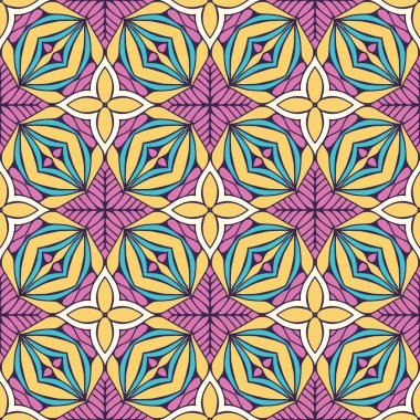 Kusursuz desen. Klasik dekoratif öğeler