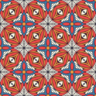 Kusursuz desen. Klasik dekoratif öğeler