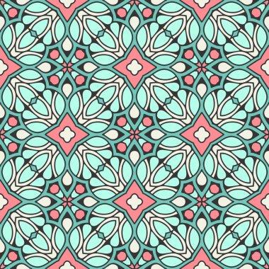 Kusursuz desen. Klasik dekoratif öğeler