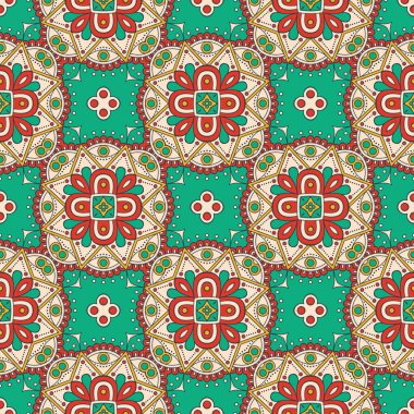 Kusursuz desen. Klasik dekoratif öğeler