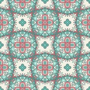 Kusursuz desen. Klasik dekoratif öğeler