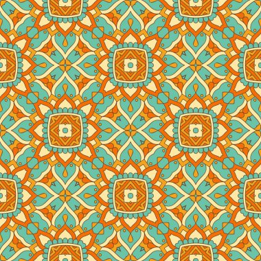 Kusursuz desen. Klasik dekoratif öğeler