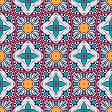 Kusursuz desen. Klasik dekoratif öğeler