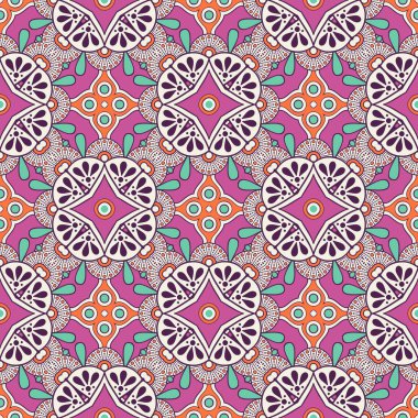 Kusursuz desen. Klasik dekoratif öğeler