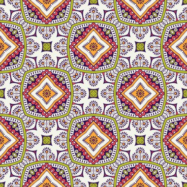 Kusursuz desen. Klasik dekoratif öğeler