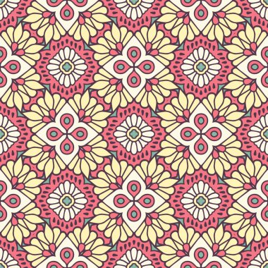 Kusursuz desen. Klasik dekoratif öğeler