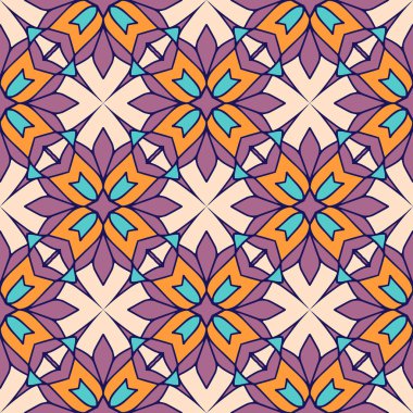 Kusursuz desen. Klasik dekoratif öğeler