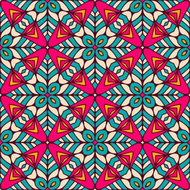 Kusursuz desen. Klasik dekoratif öğeler