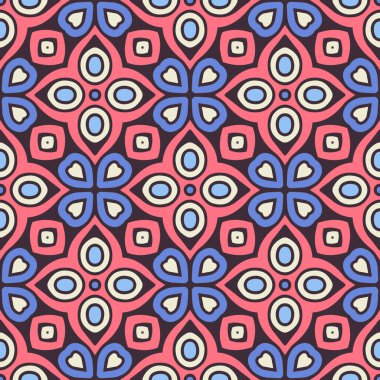 Kusursuz desen. Klasik dekoratif öğeler