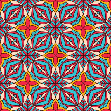 Kusursuz desen. Klasik dekoratif öğeler