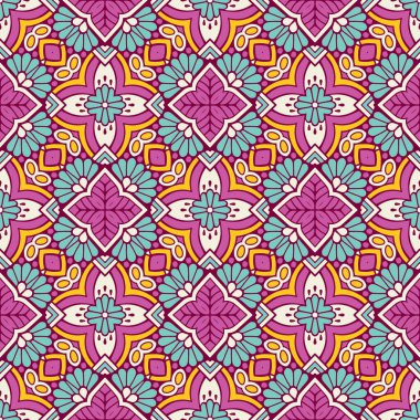 Kusursuz desen. Klasik dekoratif öğeler