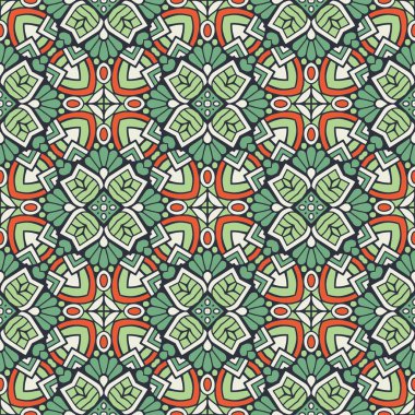 Kusursuz desen. Klasik dekoratif öğeler