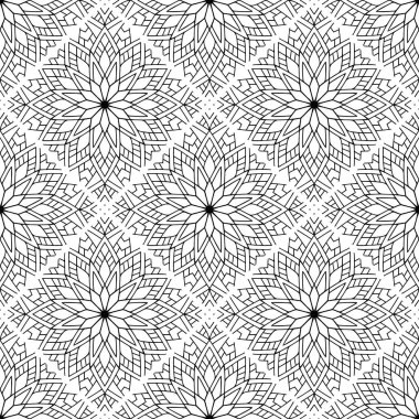 Tek renkli renk vektöründe lüks mandala tasarım arka planı