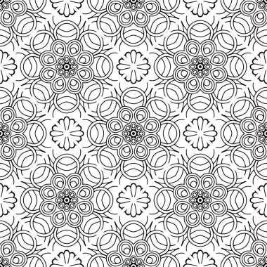 Tek renkli renk vektöründe lüks mandala tasarım arka planı