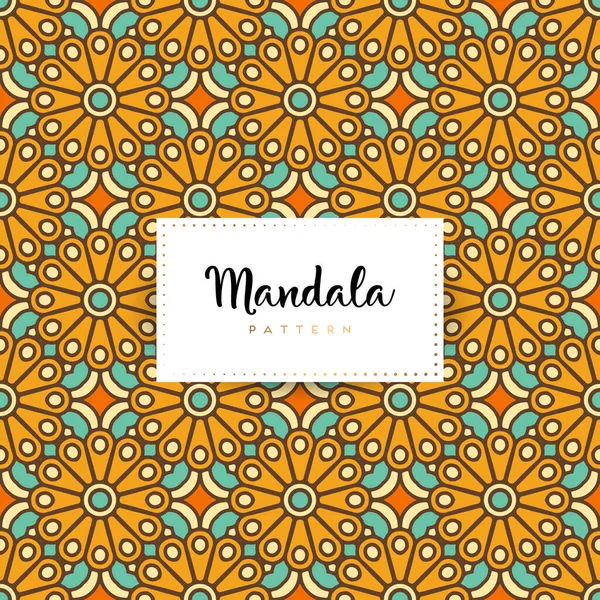 Luxury Ornamental Mandala Design Background Color Vector — Stock Vector
